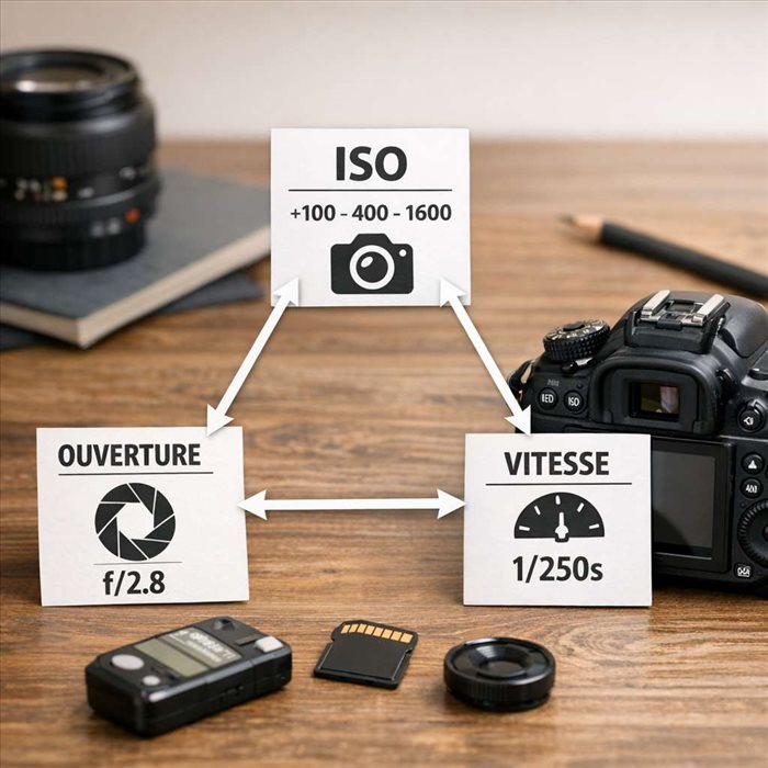 Triangle d’exposition en photographie : guide simple et complet