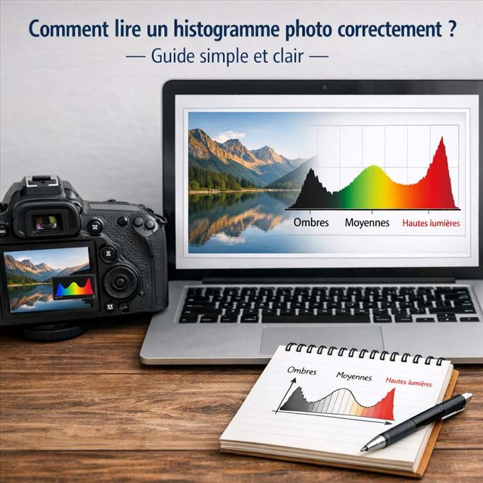 Comment lire un histogramme photo : guide simple et clair