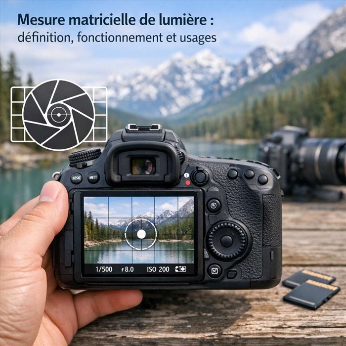 Mesure matricielle de lumière : guide simple pour bien exposer vos photos