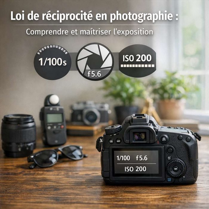 Loi de réciprocité en photographie : guide simple et clair