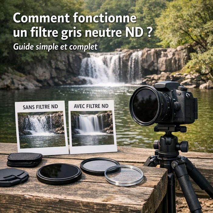 Filtre gris neutre ND : comprendre son fonctionnement et bien le choisir