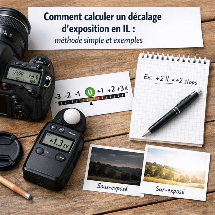 Calculer un décalage d’exposition en IL : guide simple