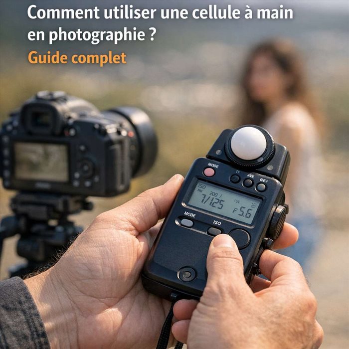 Comment utiliser une cellule à main en photographie ? | Guide complet