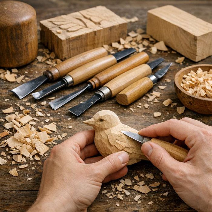 Sculpture sur bois : définition, outils et conseils pour débuter